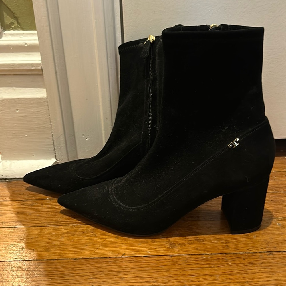 Tory Burch Black Pointed Boots